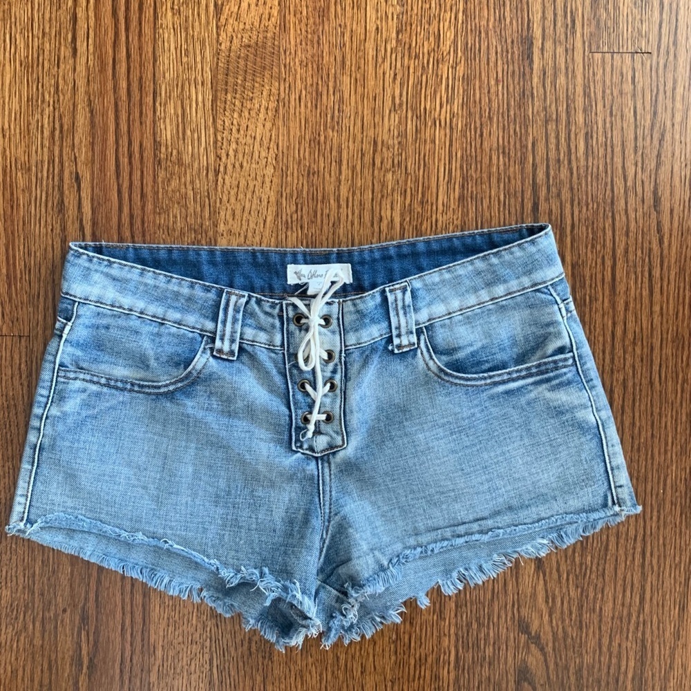 Y2K Others  Follow Jean shorts women 7